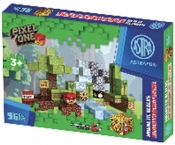 Zestaw klocków magnetycznych AstraFun Pixel One Dżungla - 96 szt.